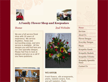 Tablet Screenshot of familyflowershop.com